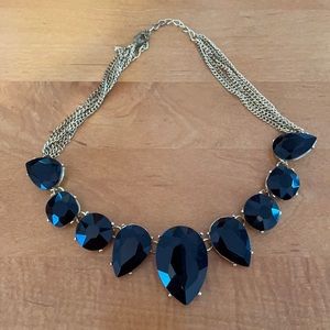 Black & gold statement necklace